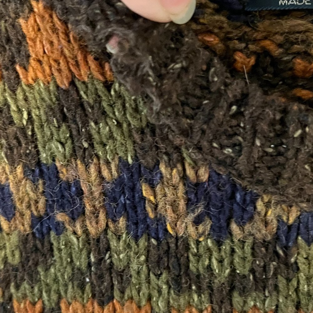 Burberry Multicolor Patterned Crew Neck Sweater - image 4